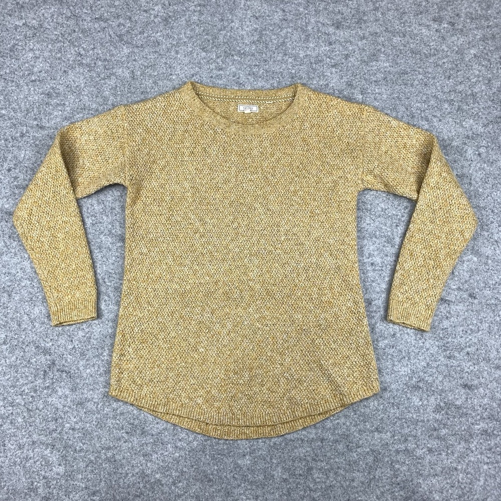 Fat Face Women's US Size 2 Knit Yellow Golden Haze Jumper Pullover